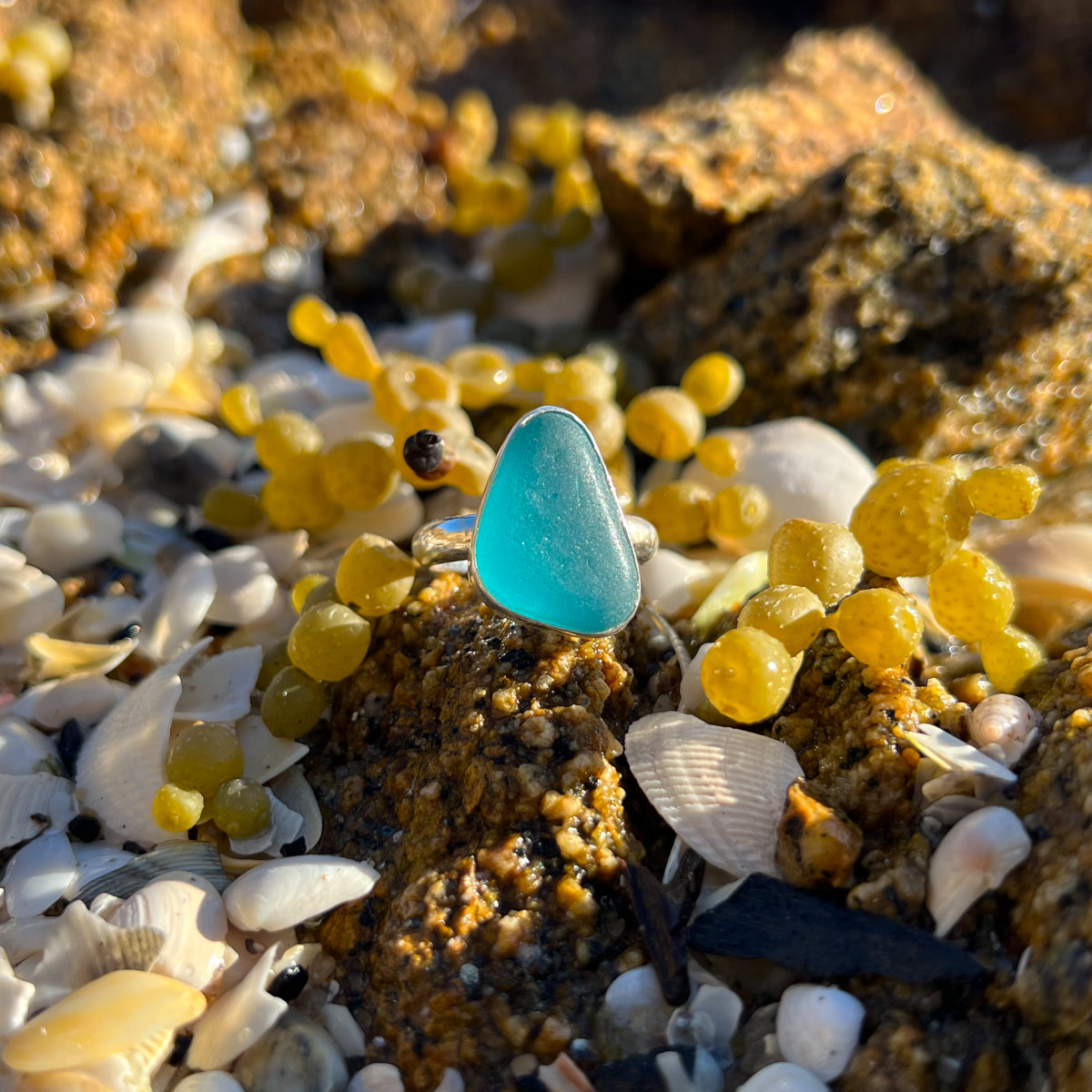 Sea glass rings for on sale sale