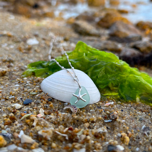 Sea Star Rock Pool Pendant Necklace